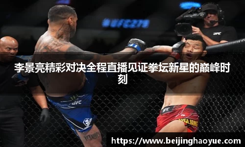 李景亮精彩对决全程直播见证拳坛新星的巅峰时刻
